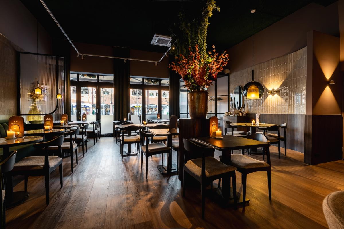 Sfeer met groen in Bistro Luux