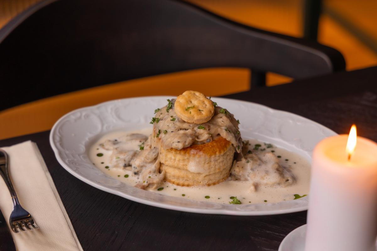 Pastei gerecht bij Bistro Luux