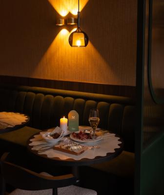 Sfeer in gastronomisch restaurant