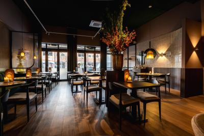Zicht vanuit de keuken op Bistro Luux