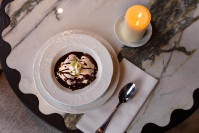 Dessert gerecht met chocolade